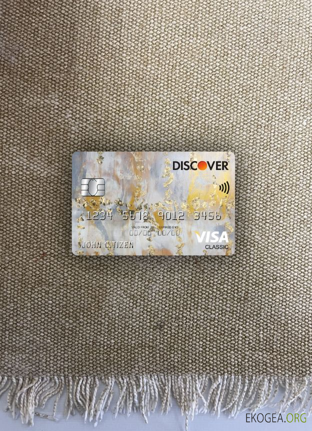USA Discover Bank Visa Classic Card Photolook recto
